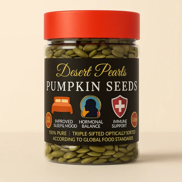 pumpkin seeds 180g – desert pearls premium | protein & magnesium superfood