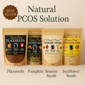 🌱 seed cycling starter pack (4×100g) – wellness & nutrition blend | desert pearls